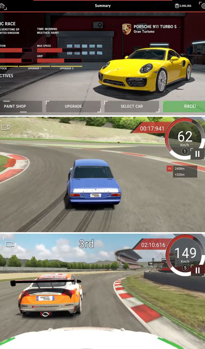 Assetto Corsa Mobile est disponible sur iOS - Actu - Gamekult