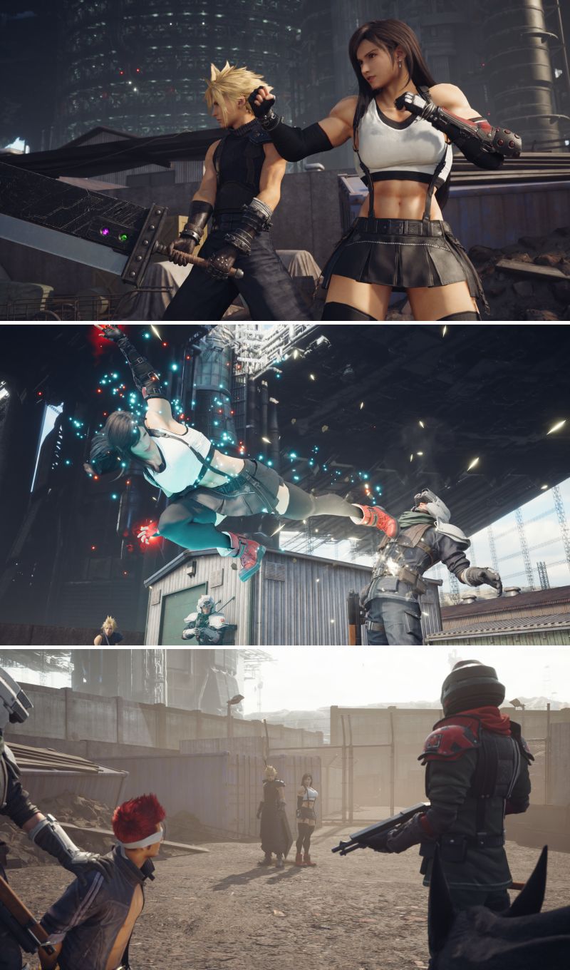 จะเป็นอย่างไรเมื่อ Tifa ปั๊มกล้ามมาสู้เคียงข้าง Cloud